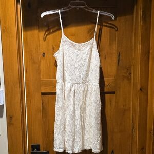 Altar'd State Cream Lace Dress